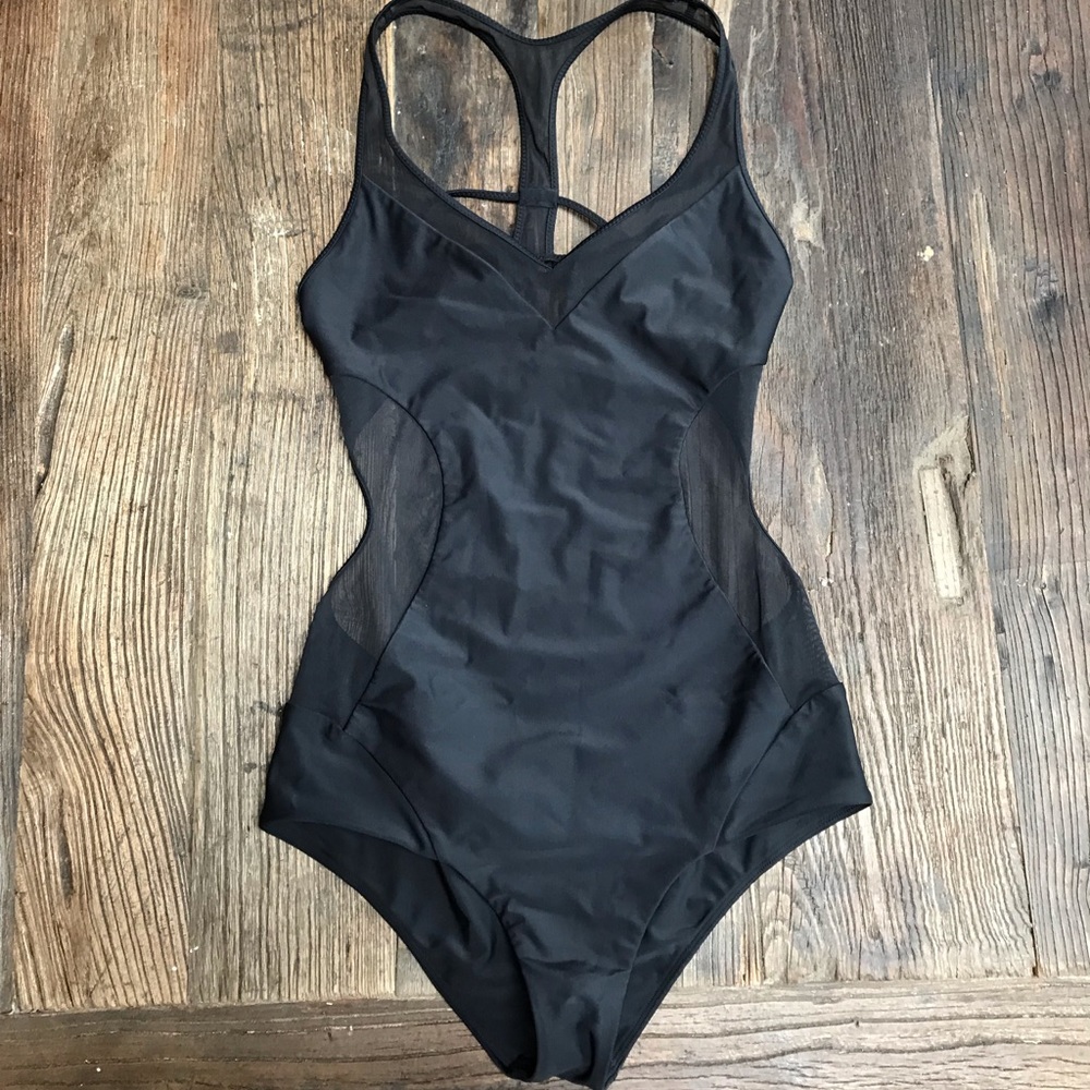Black lulu lemon bathing suit